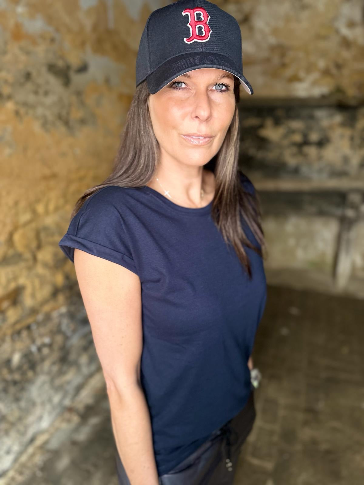 Camiseta lisa azul marino