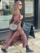 Amelie Maxi Dress - Chocolate