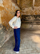 Pantalón Tempest - Azul marino con lentejuelas azul marino