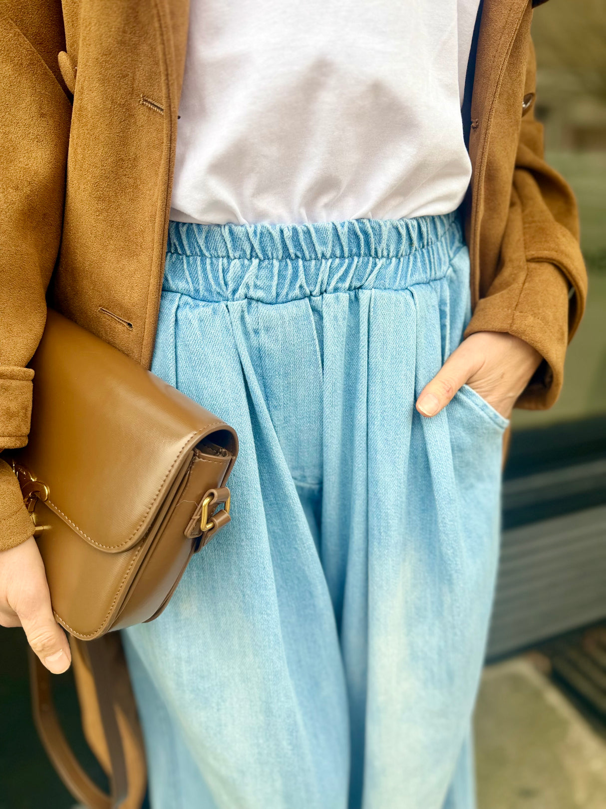 Collette Culottes - Light Wash