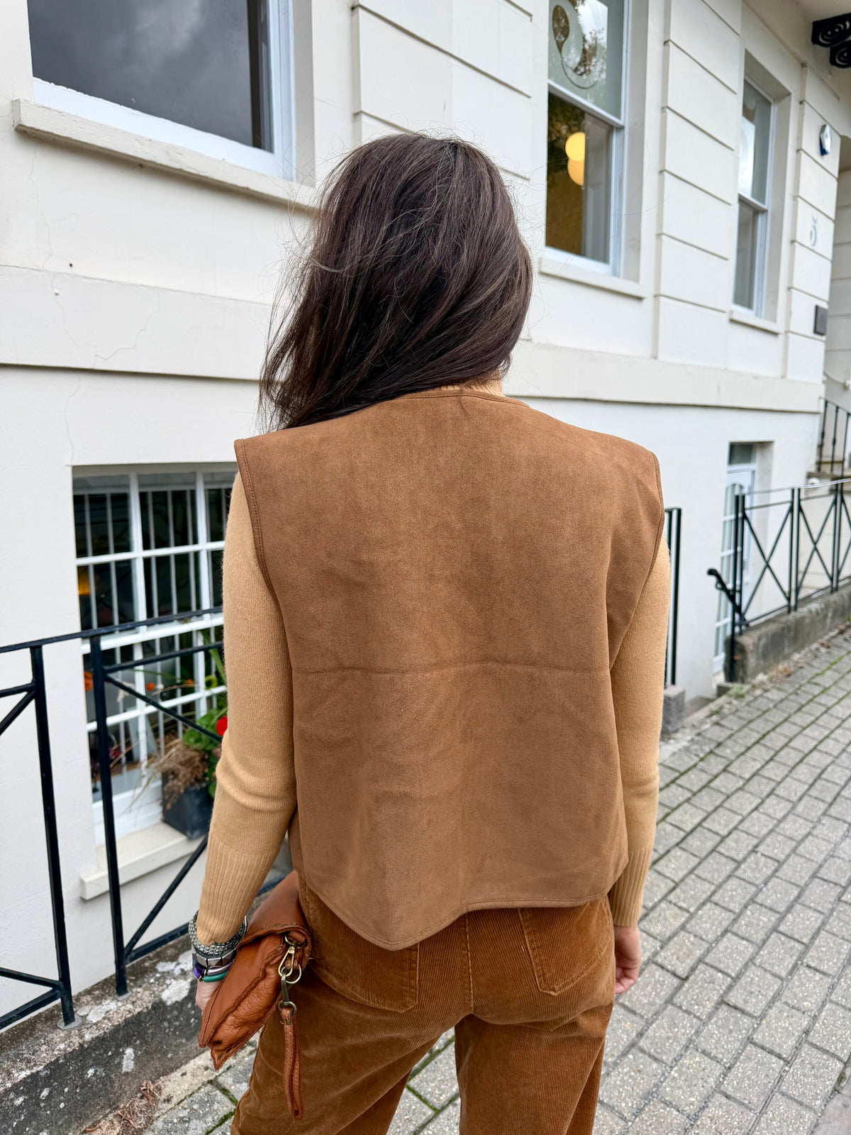 Tess Gilet - Camel