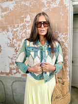 Paola Beaded Denim Jacket