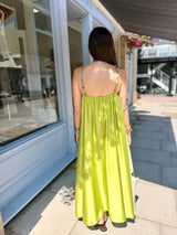 Lottie Beaded Maxi Dress - Lime