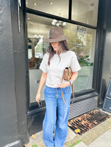 Harriet Short Sleeve knit - Grey