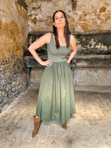 April Dress - Khaki