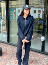 Oriane Zip Knit - Black