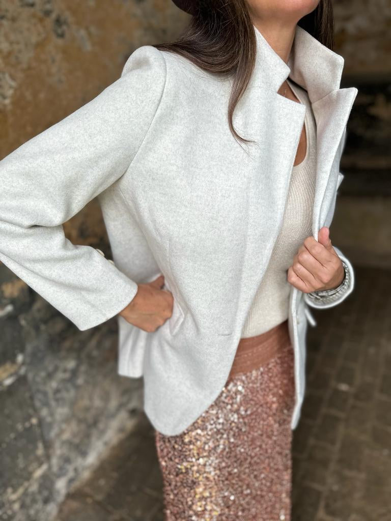 Celine Sequin Skirt Rose Gold
