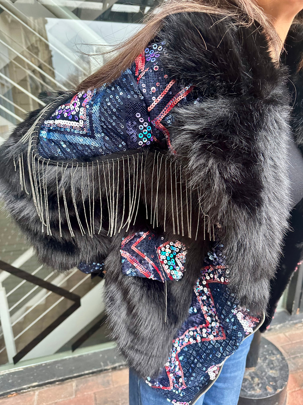 Zoella Embellished Jacket - Black