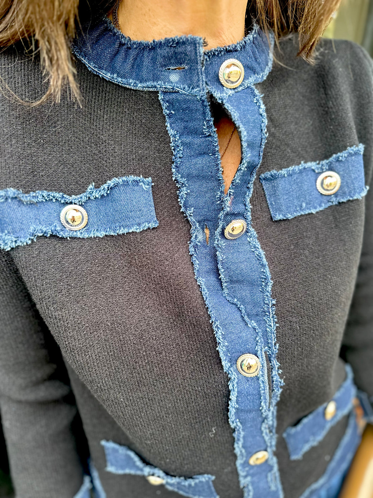 Dune Knitted Jacket - Black