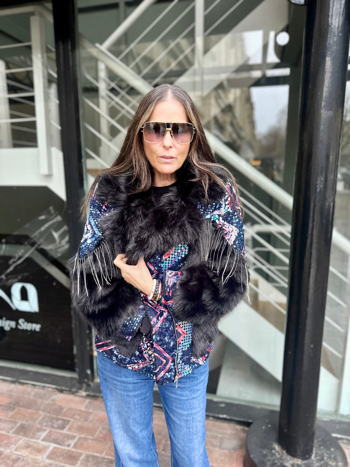 Zoella Embellished Jacket - Black