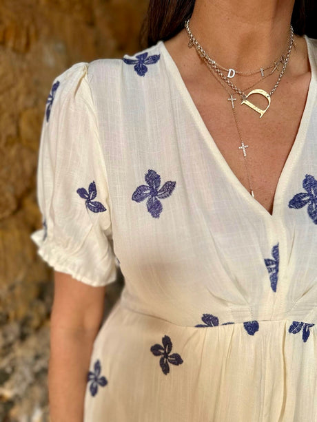 Evelyn Embroidered Dress