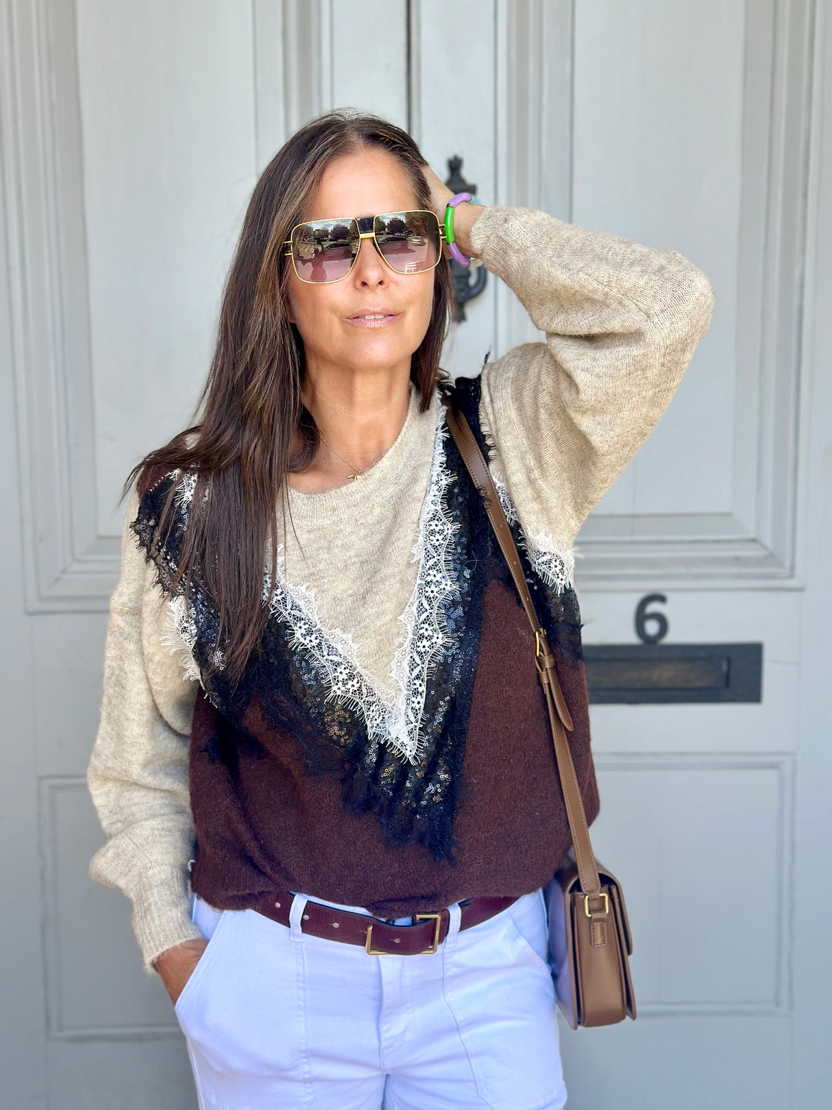 Corine Layered Knit