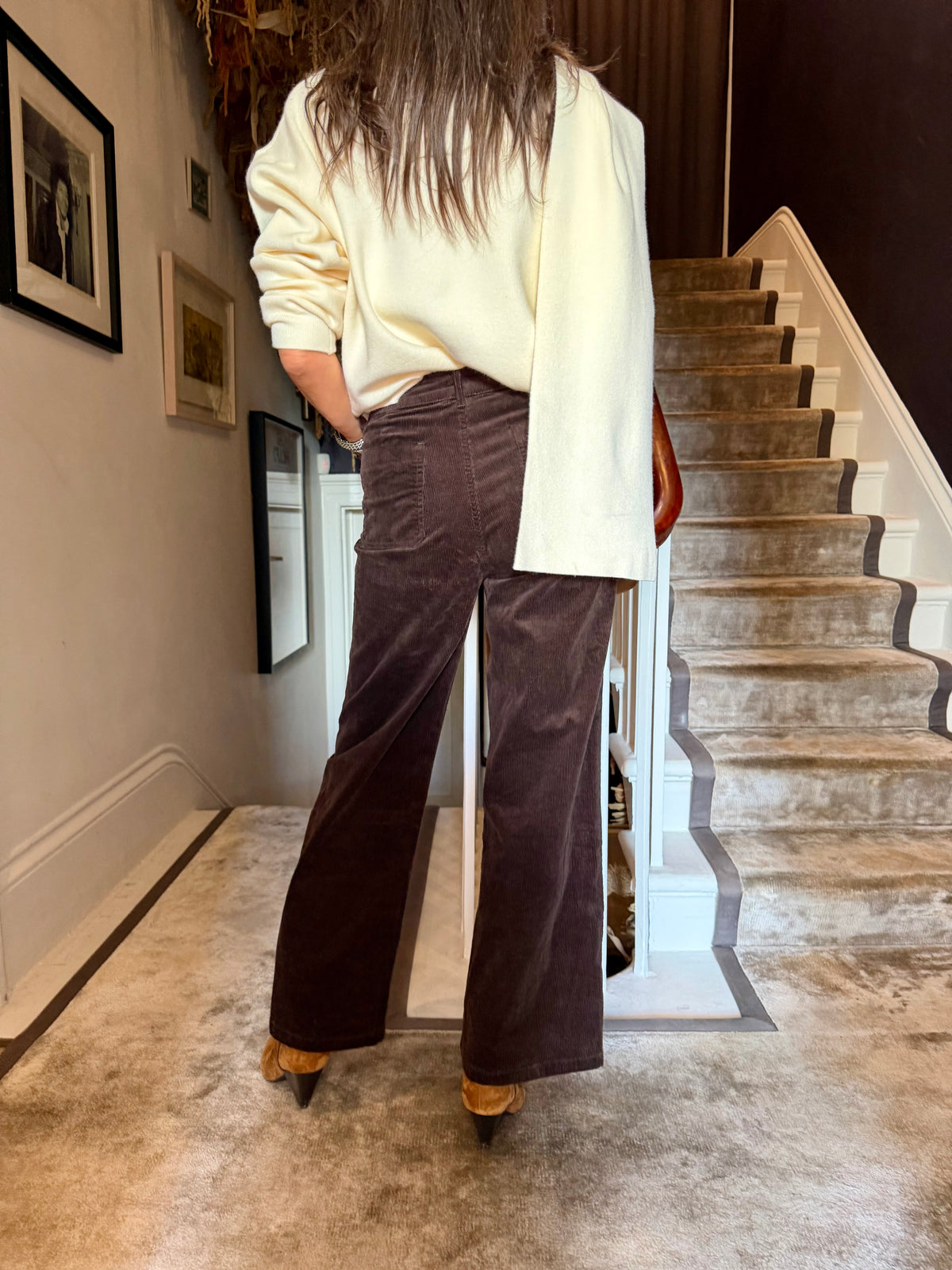 Willow Knit With Scarf - Cream