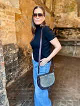 Polo de manga corta Inés - Negro