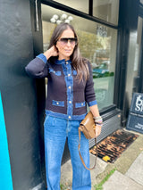 Dune Knitted Jacket - Black