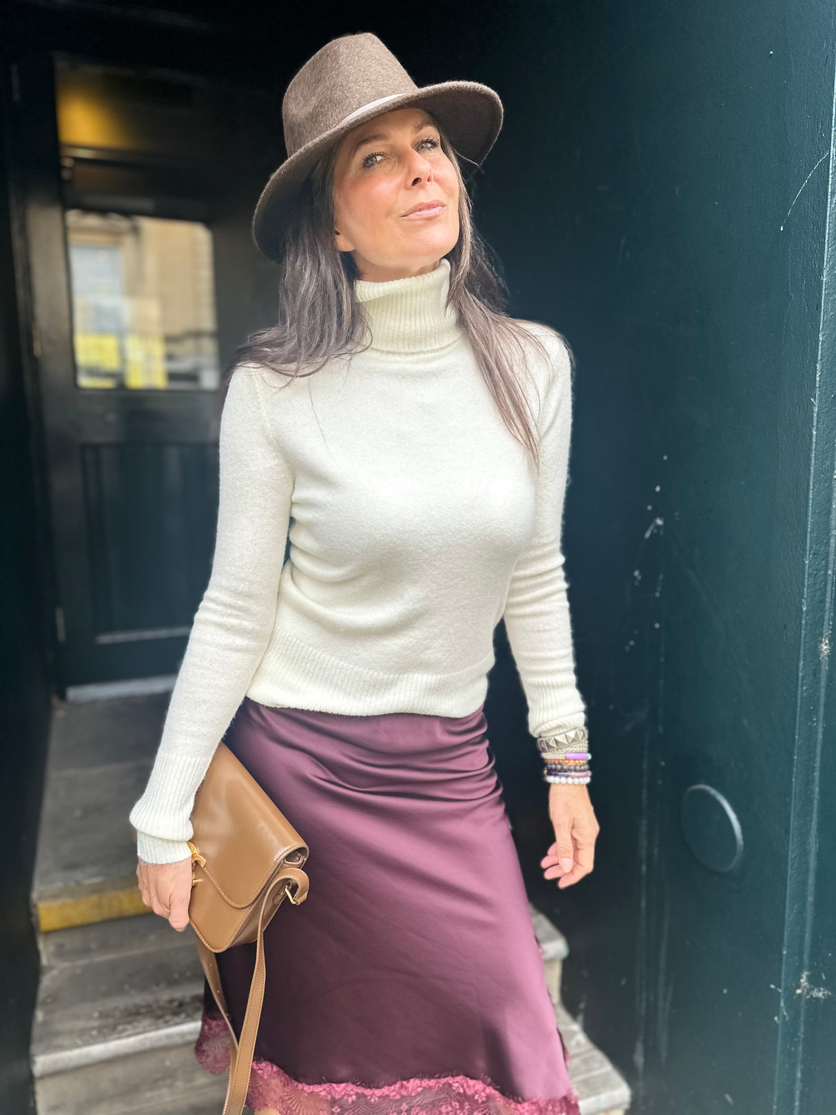 Rita Roll Neck Essential - Winter White