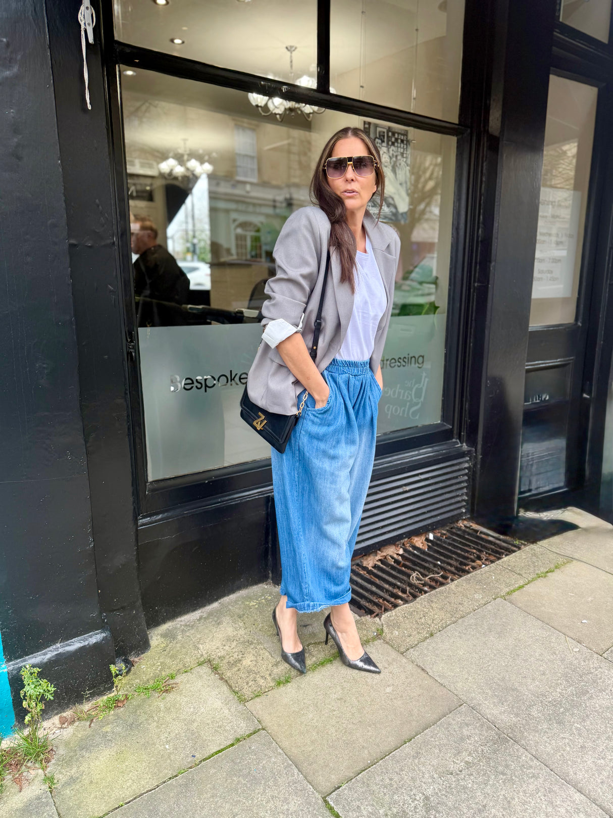 Collette Culottes - Mid Wash