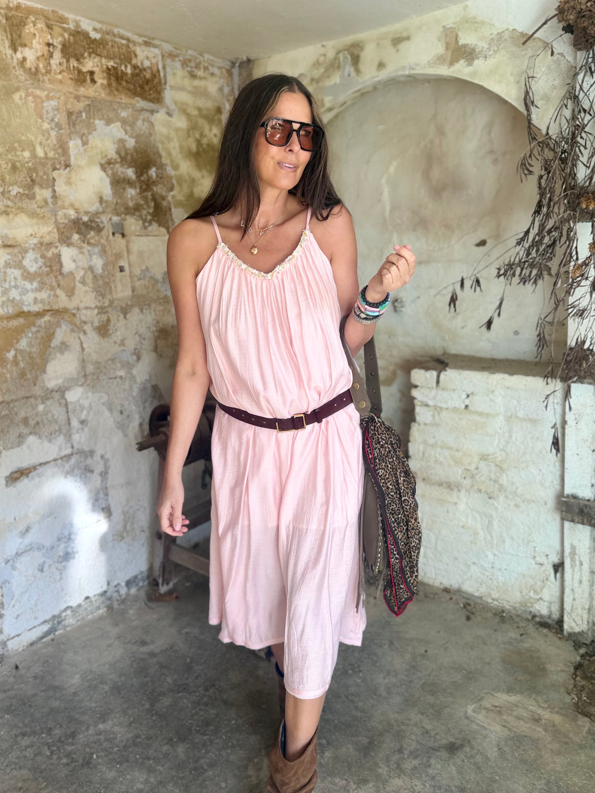 Virelle Dress - Pink