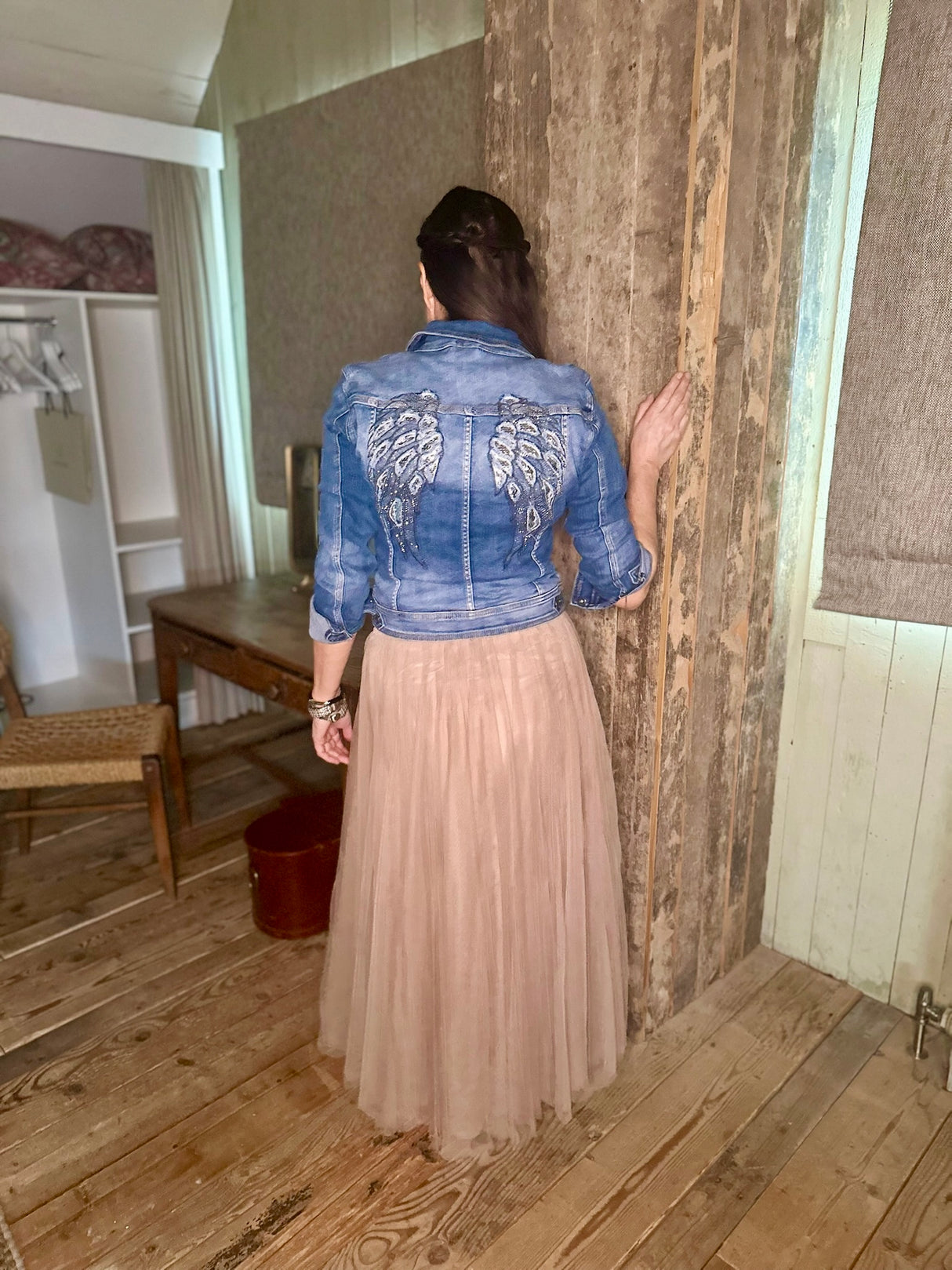 Tessa Tulle Skirt Camel