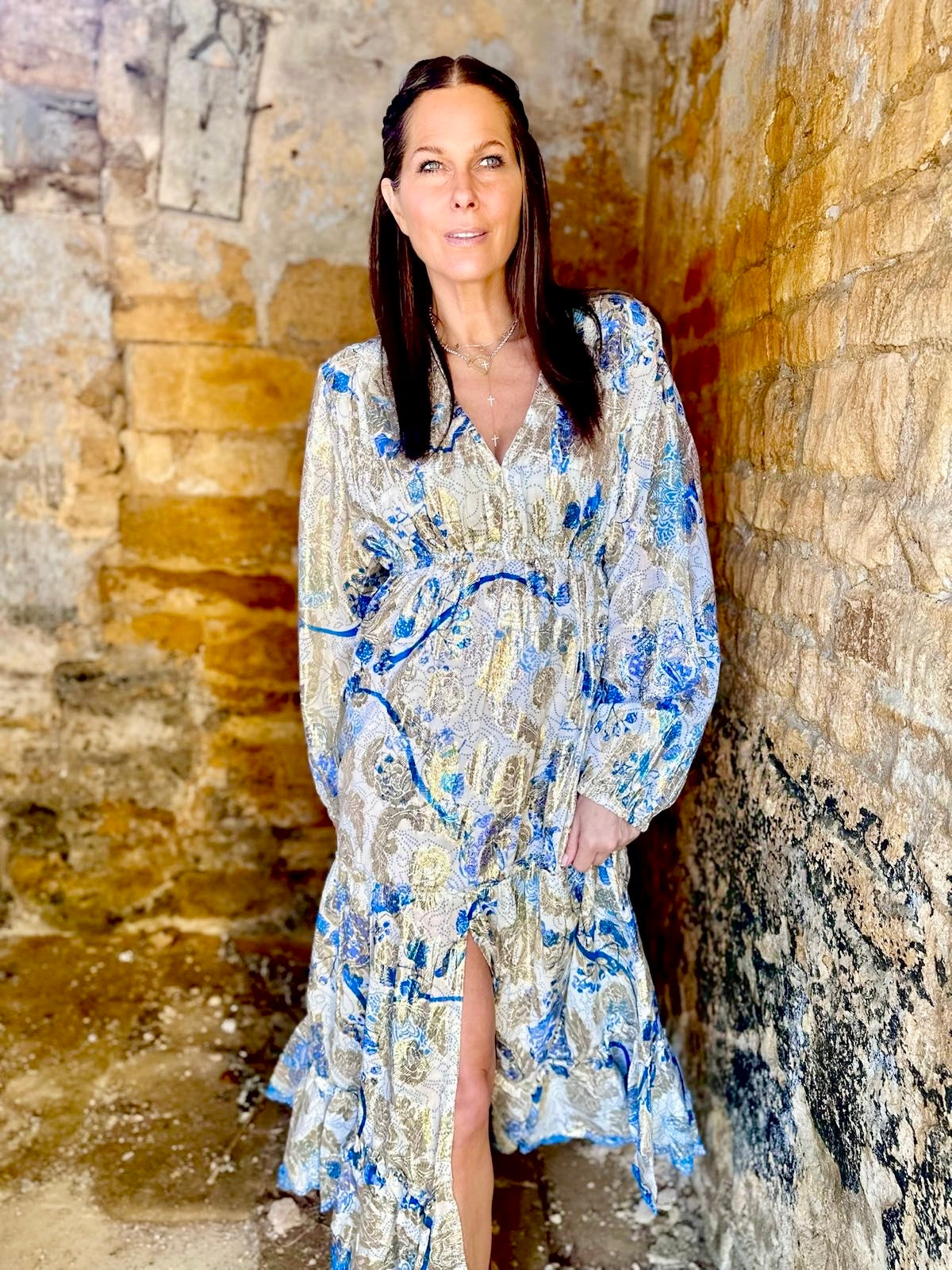Rae Maxi Dress - Blue
