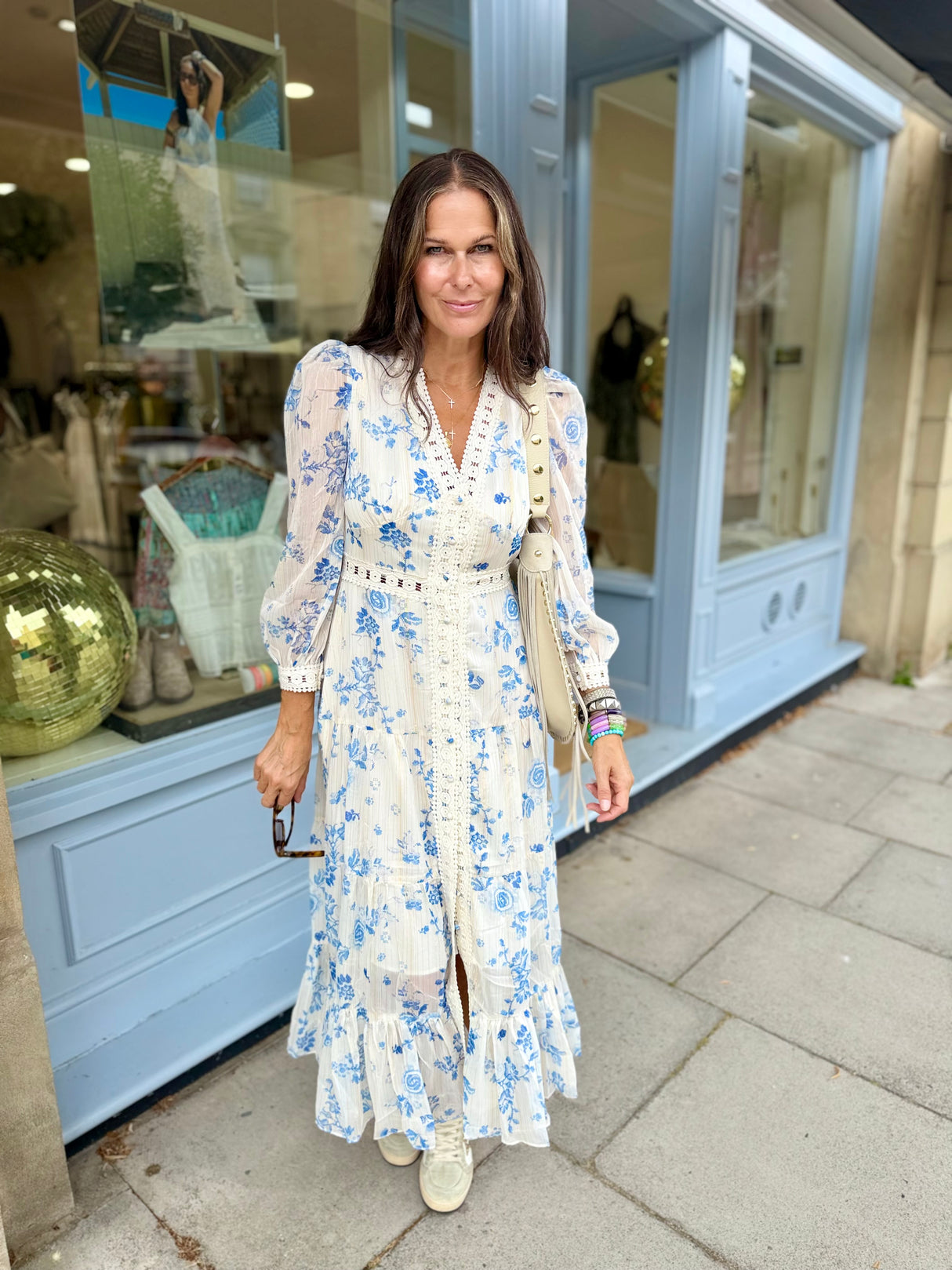Amelie Maxi Dress - Blue