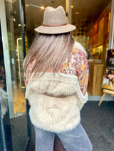 Zoey Embellished Jacket - Cream