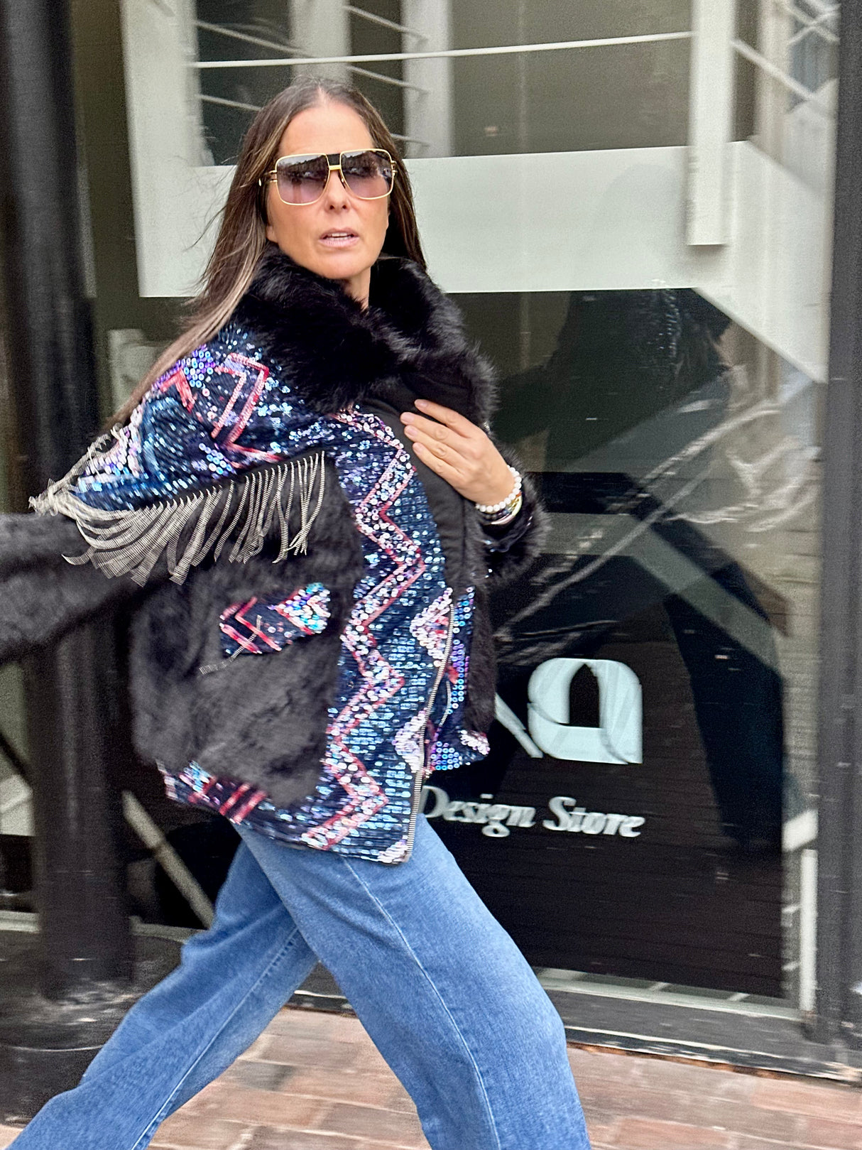 Zoella Embellished Jacket - Black