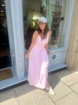 April Dress - Bubblegum