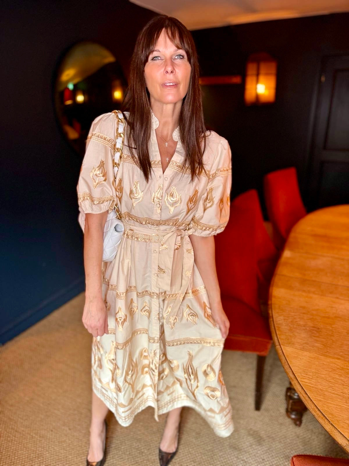 Henley Maxi Dress Vanilla