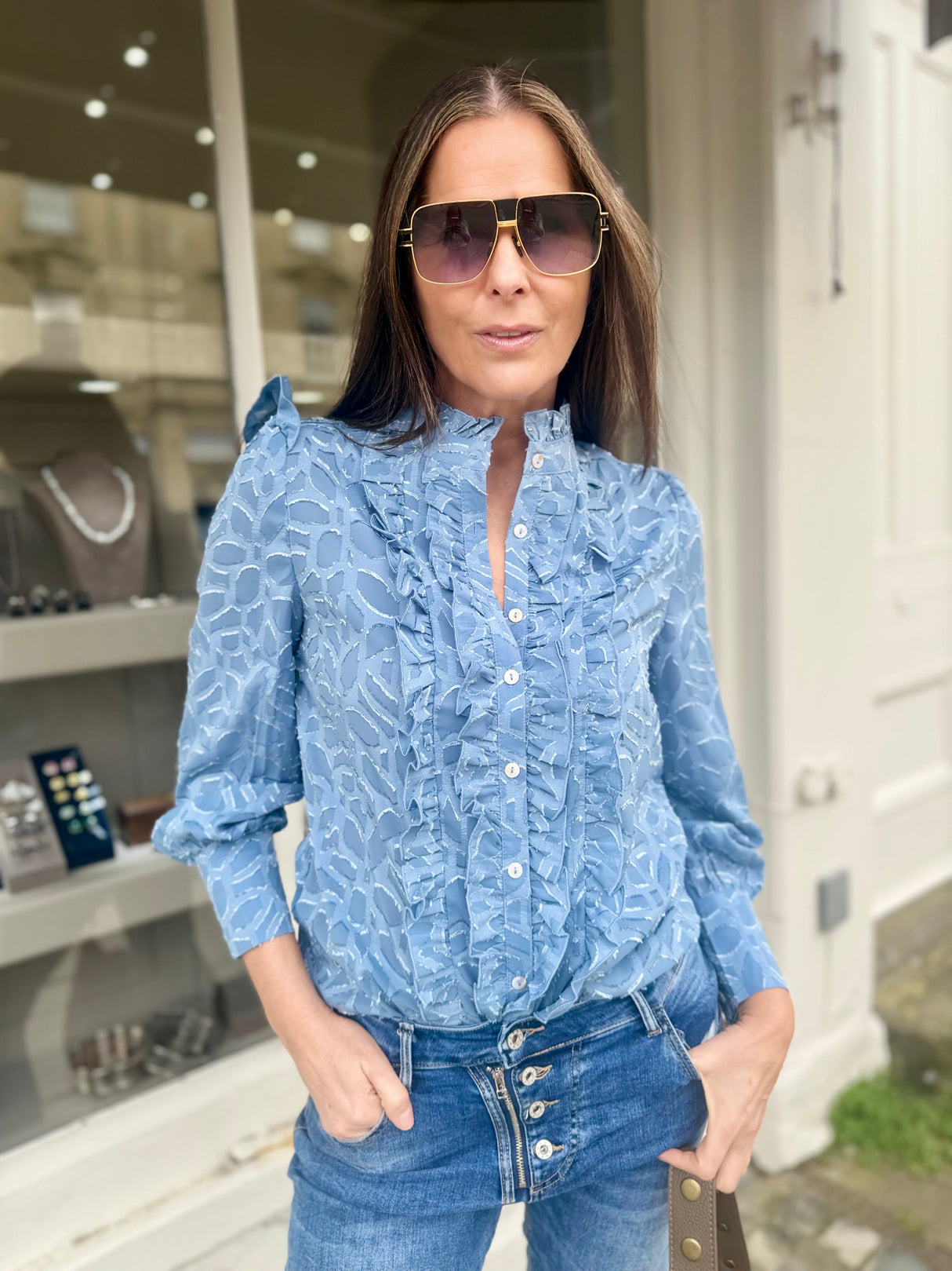 Charlotte Ruffle Blouse