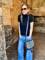 Polo de manga corta Inés - Negro