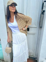 Falda Journey color crudo