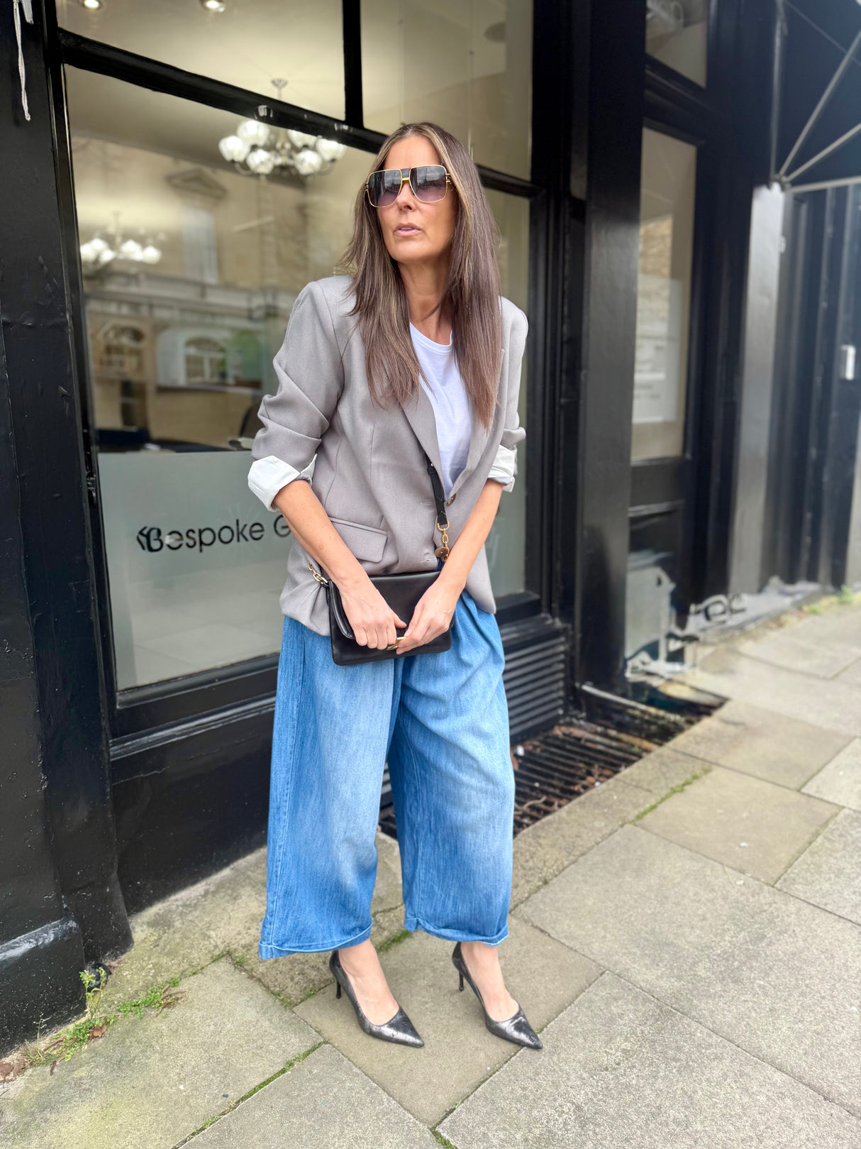 Collette Culottes - Mid Wash