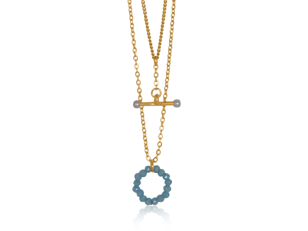 Ingrid Necklace - Blue