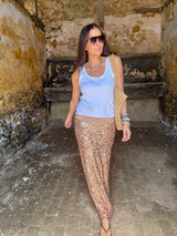 Seline Sequin Skirt - Rose Gold
