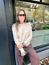 Coral Crew Neck Knit - Neutral