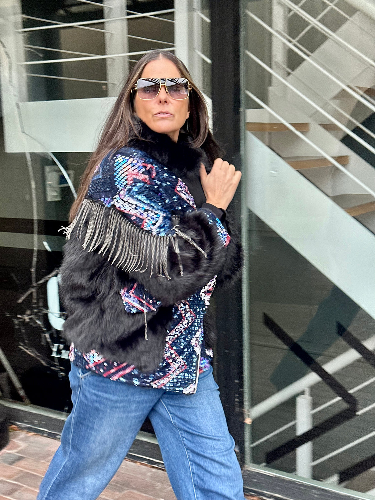 Zoella Embellished Jacket - Black