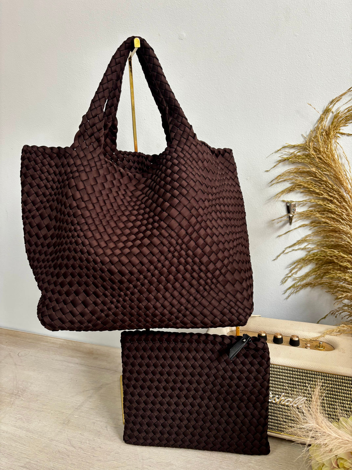 Woven Bag - Chocolate