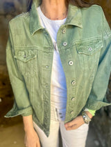 Dallas Denim Jacket Khaki