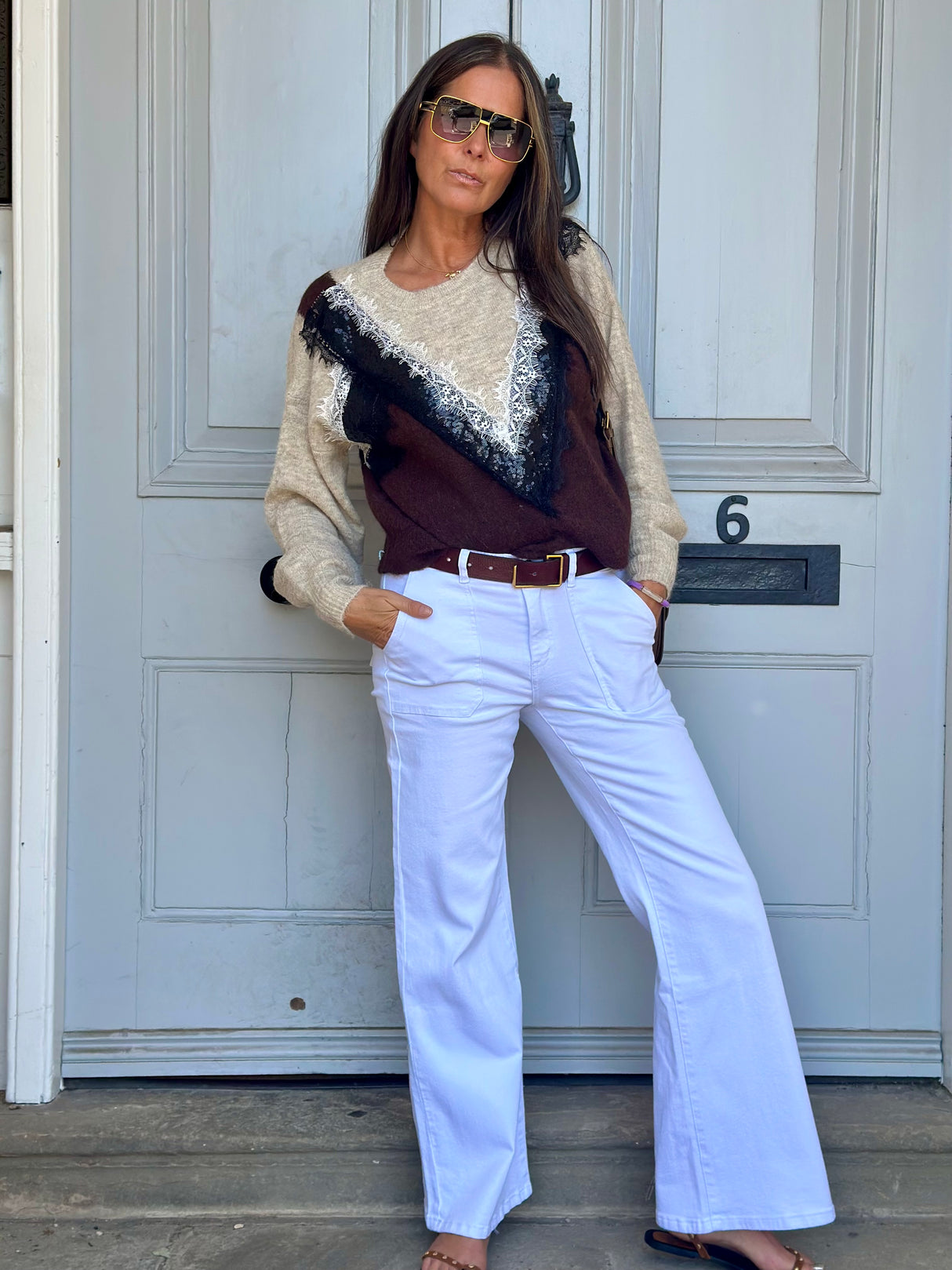 Corine Layered Knit