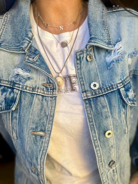 Chaqueta vaquera azul Dallas