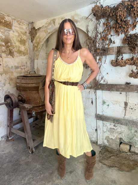 Virelle Dress - Yellow