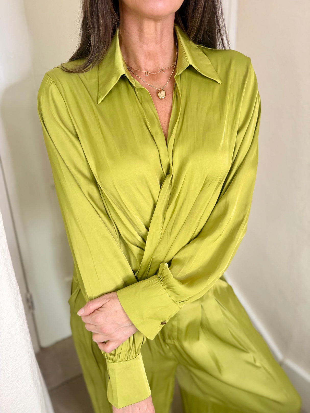 Aurora Two Piece Set - Lime