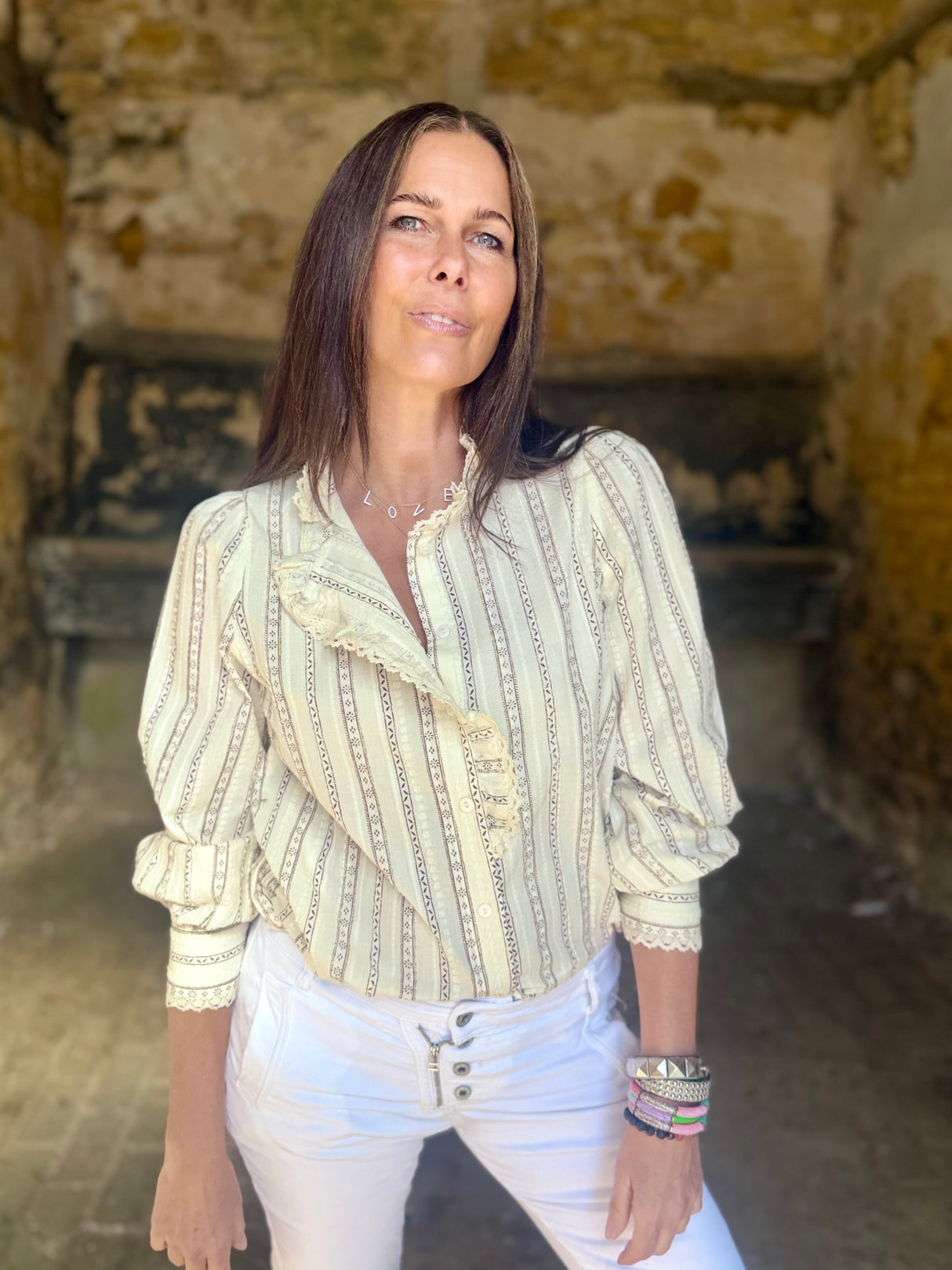 Heath Blouse - chocolate