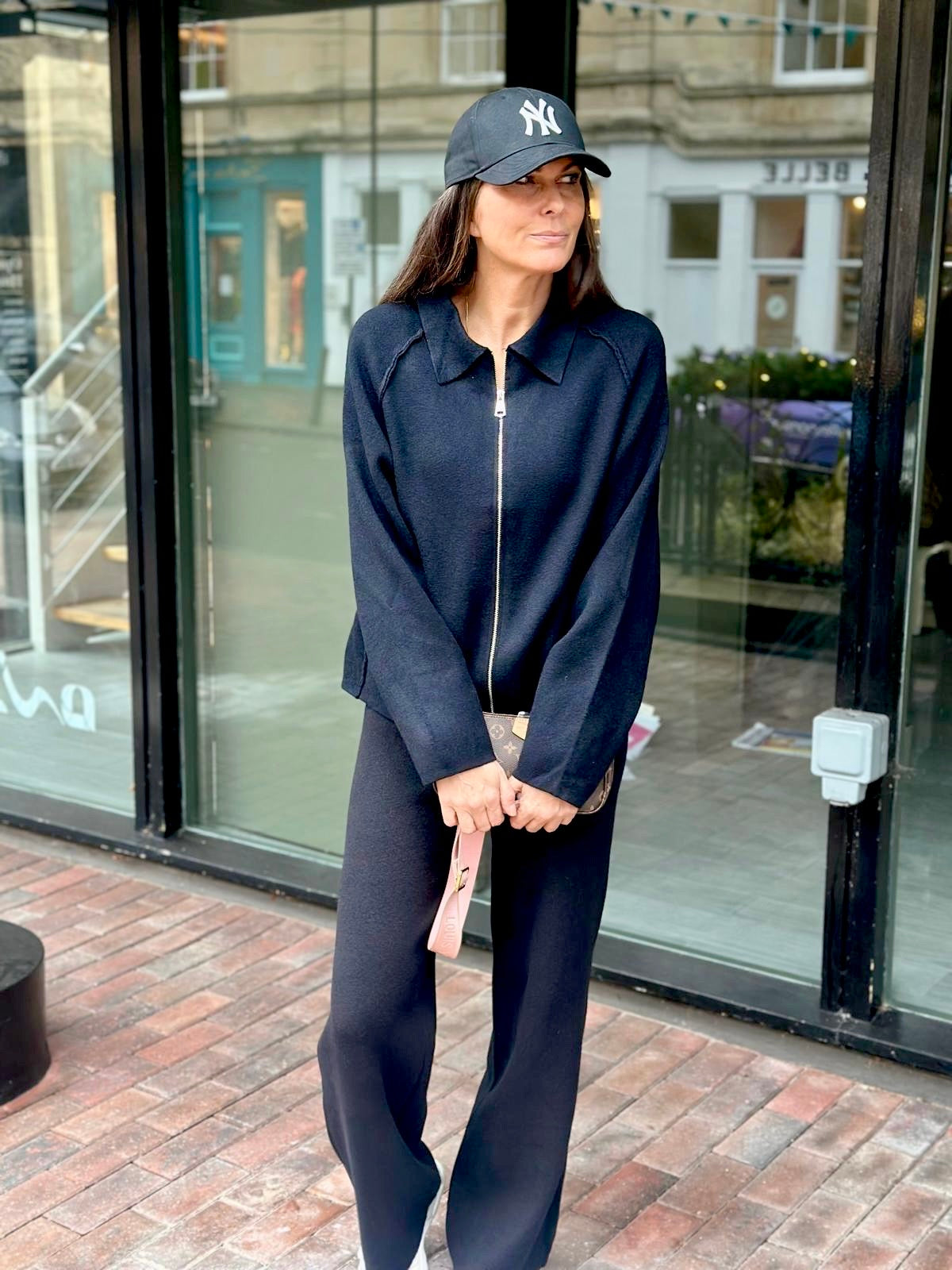 Oriane Knitted Pant - Black