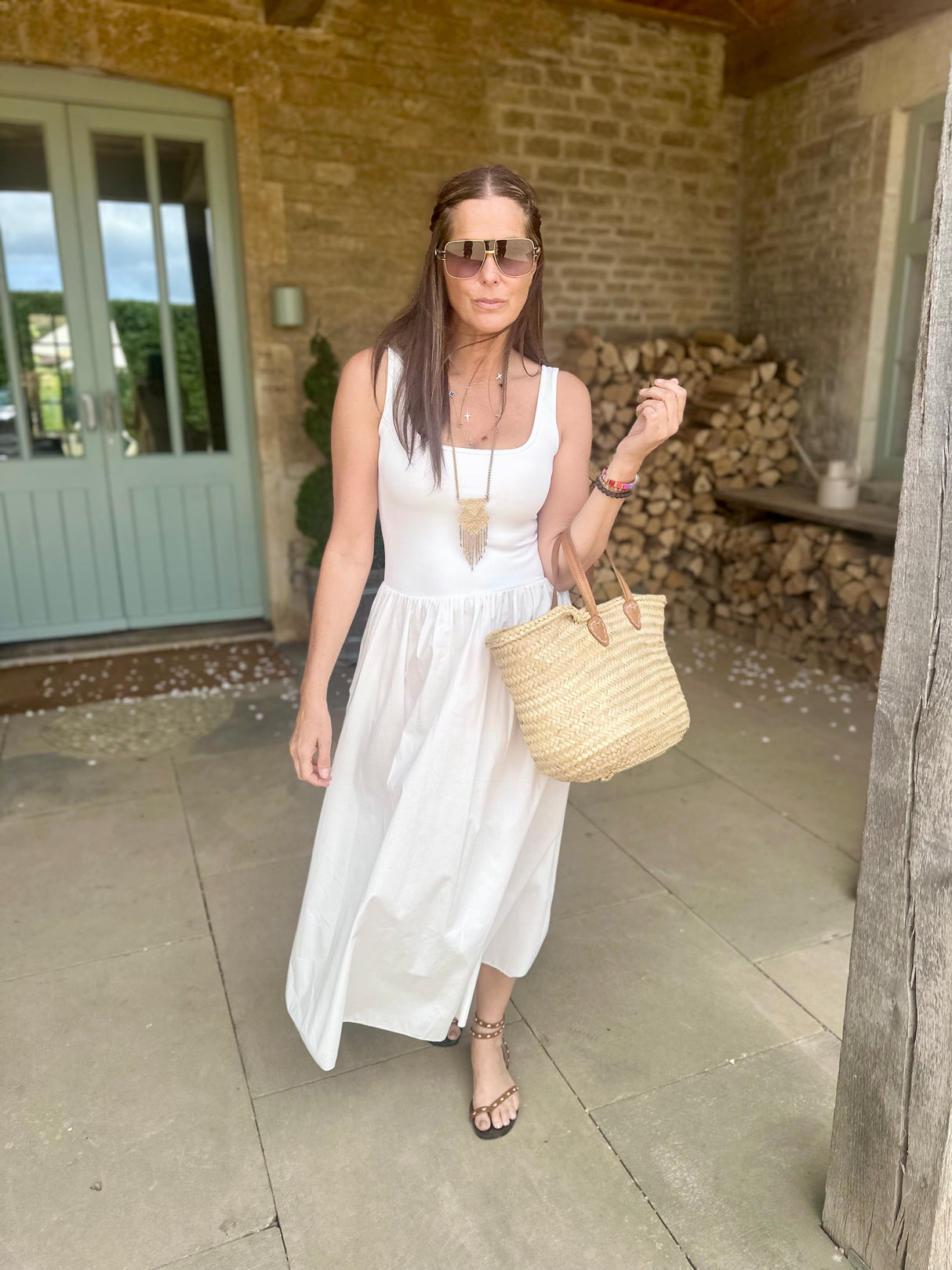 April Dress - Cream