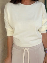 Lucie Lightweight Knit - Cream