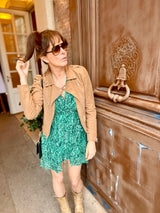 Vestido cruzado mini Hampton