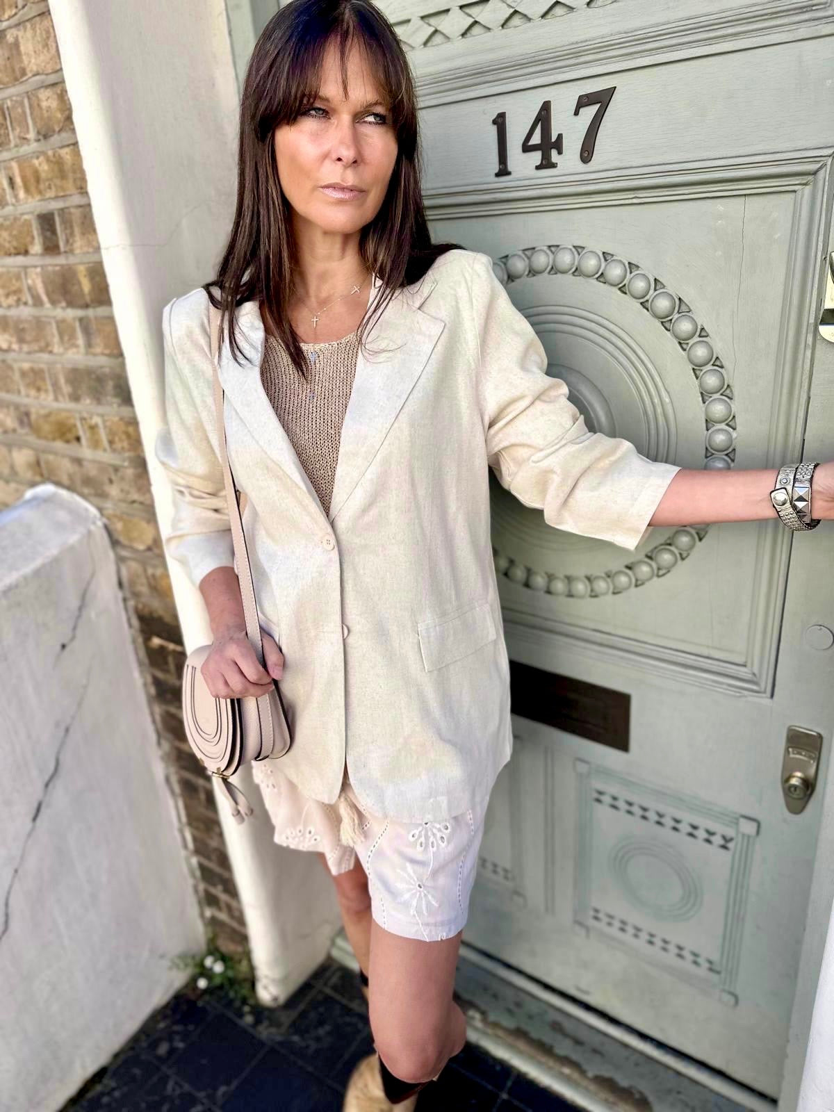 Chaqueta Vincent en color natural