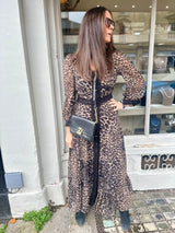 Amelie Maxi Dress - Animal Print